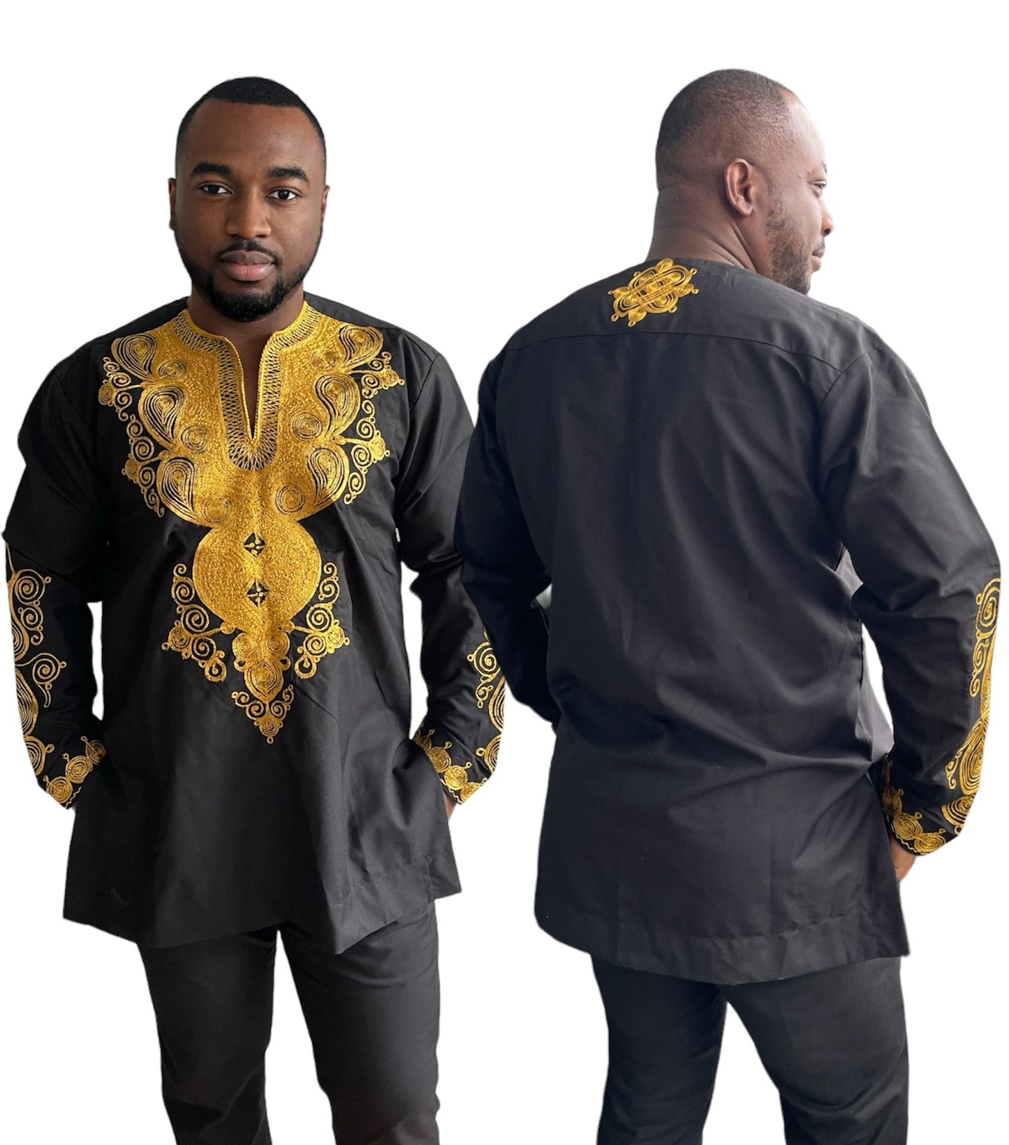 Wakanda Black Long Sleeve Shirt