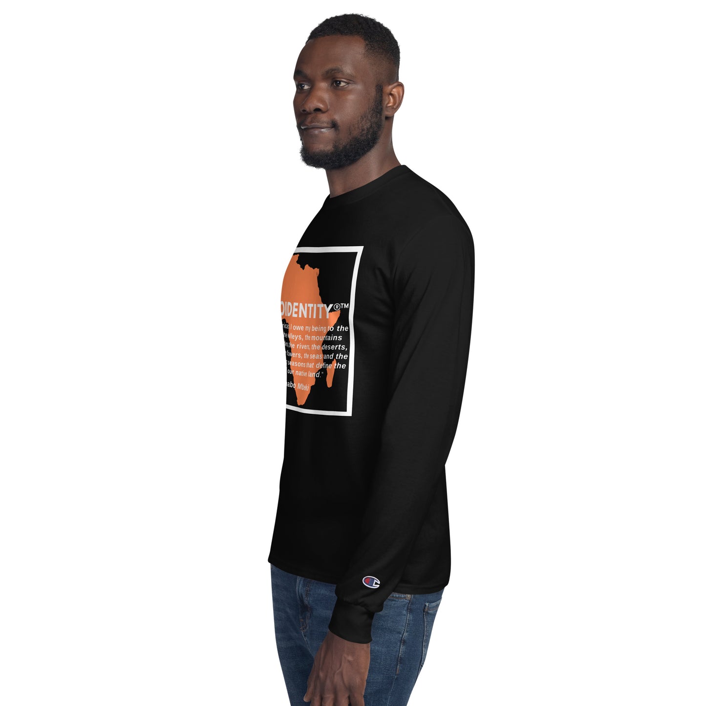 Thabo Mbeki Men's Champion Long Sleeve Shirt 1