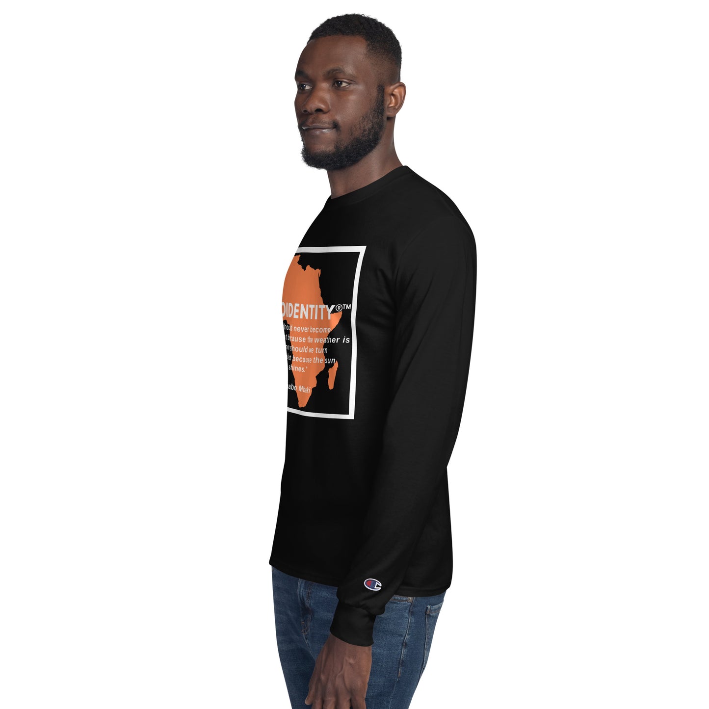 Thabo Mbeki Men's Champion Long Sleeve Shirt 2