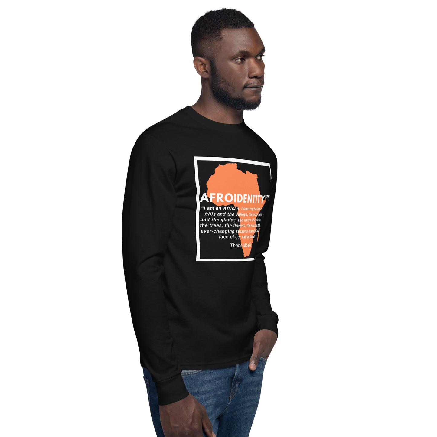 Thabo Mbeki Men's Champion Long Sleeve Shirt 1