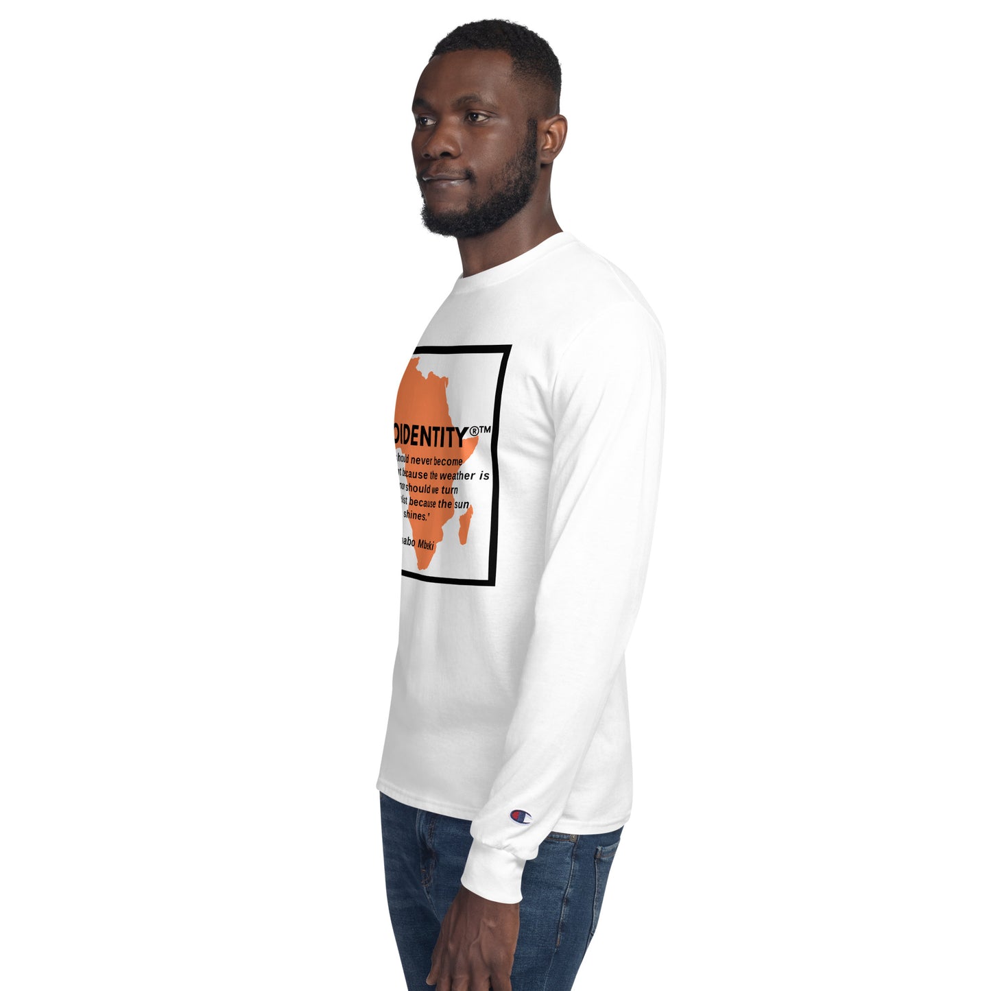 Thabo Mbeki Men's Champion Long Sleeve Shirt 2