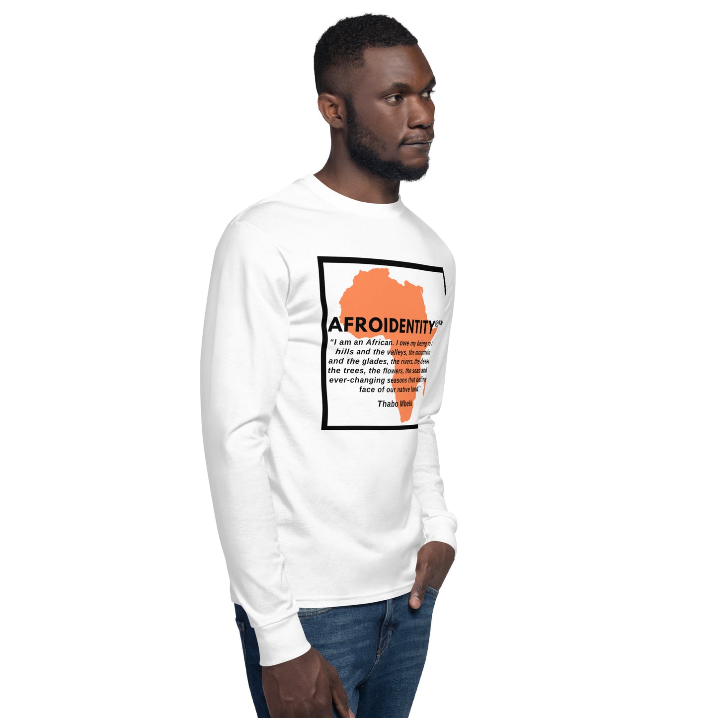 Thabo Mbeki Men's Champion Long Sleeve Shirt 1