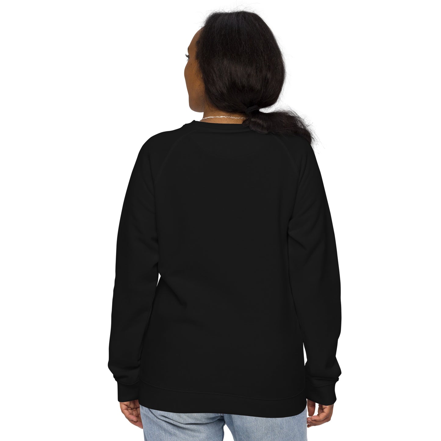 Whoopie Unisex organic raglan sweatshirt 1