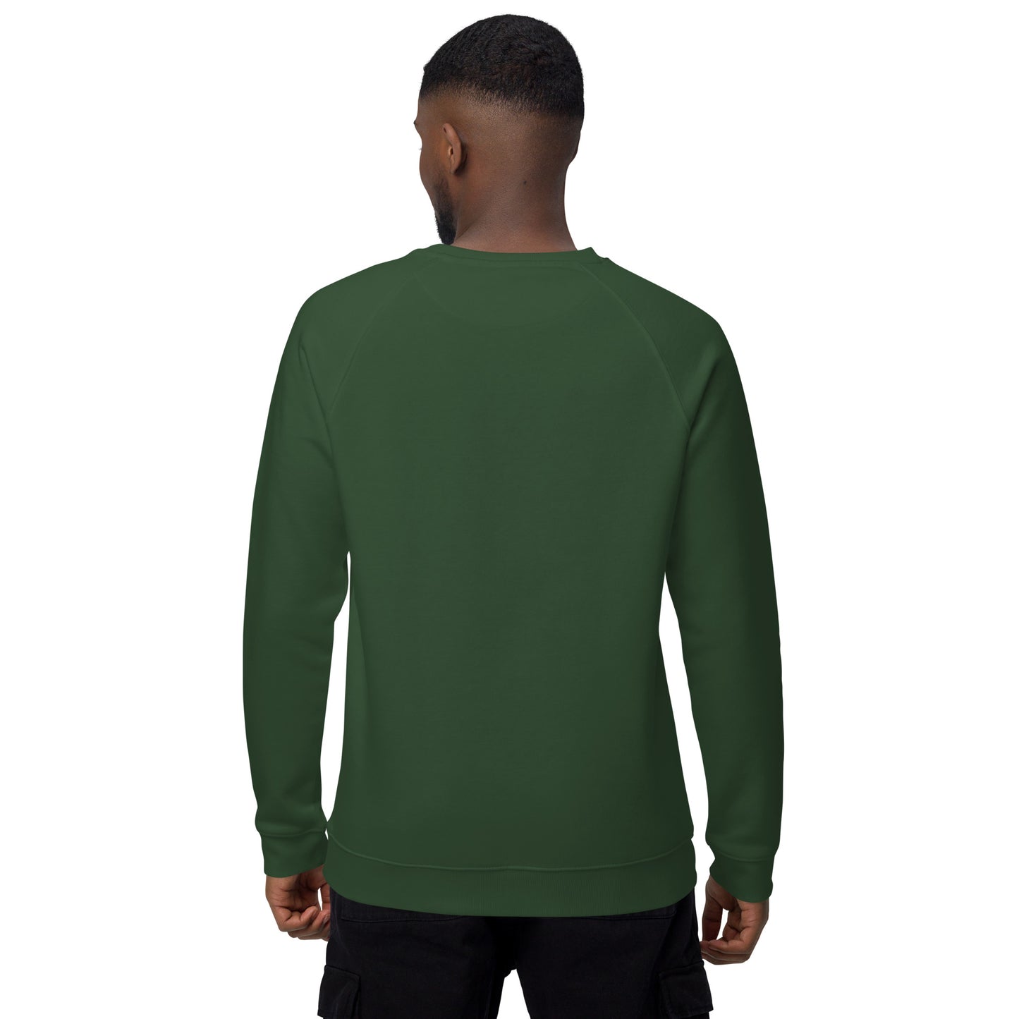 Unisex organic raglan sweatshirt 4