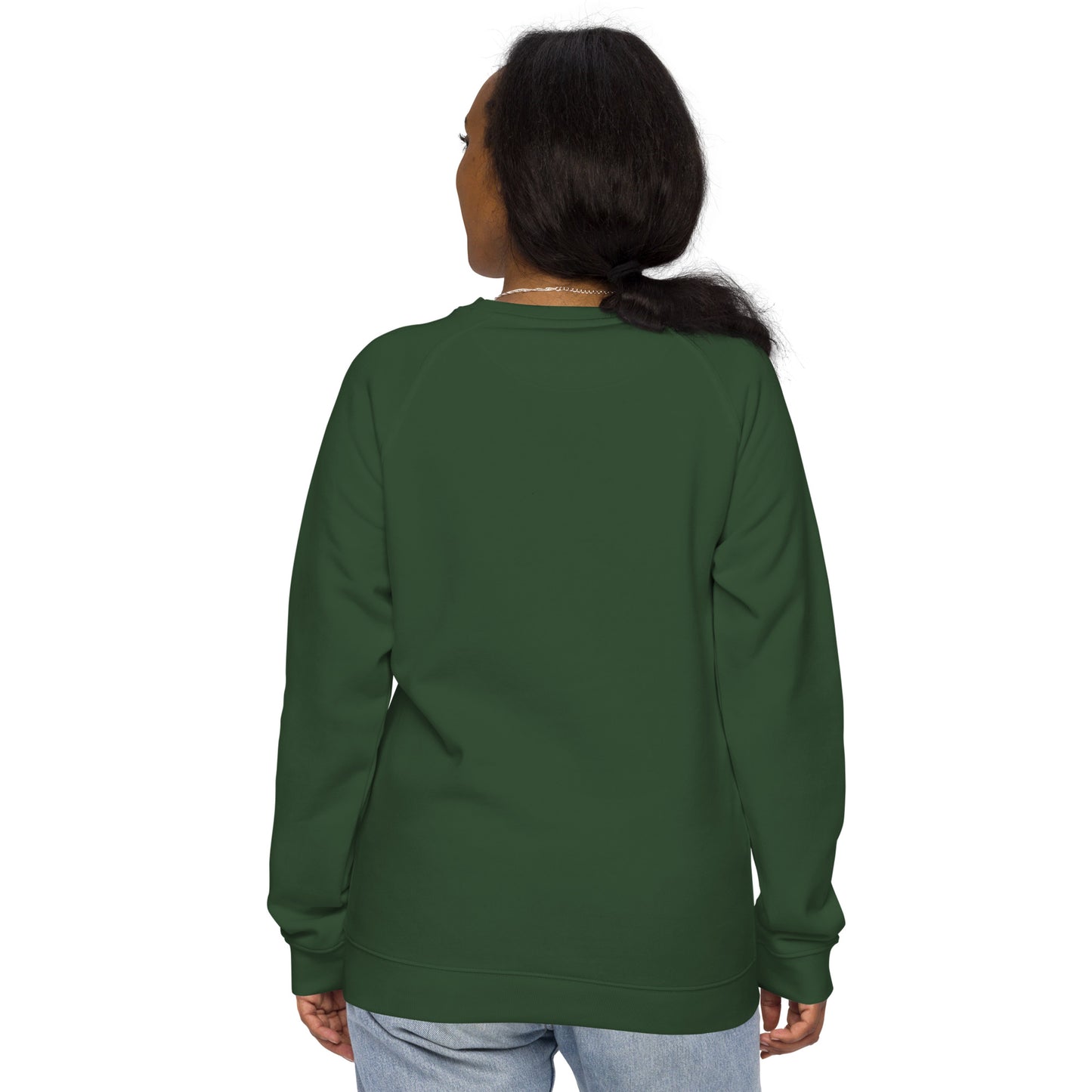 Whoopie Unisex organic raglan sweatshirt 1