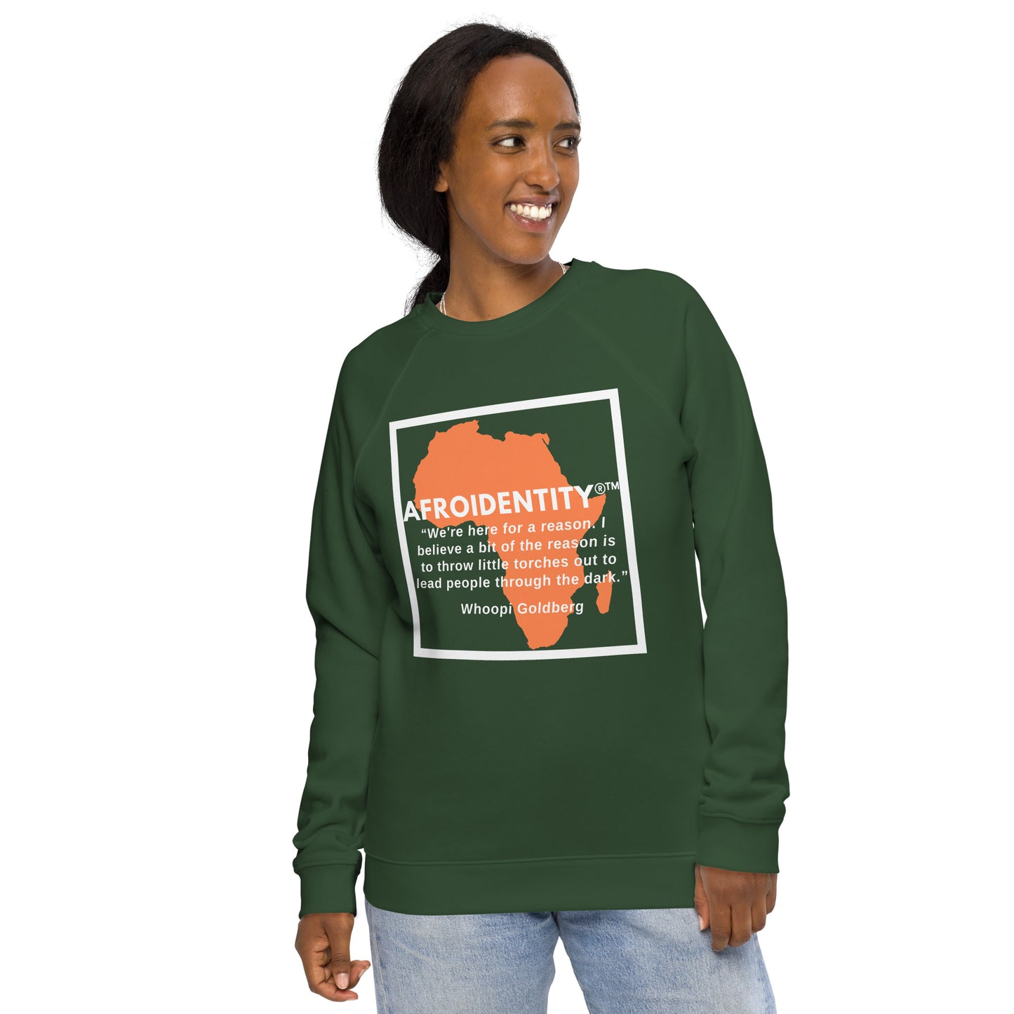 Whoopie Unisex organic raglan sweatshirt 2