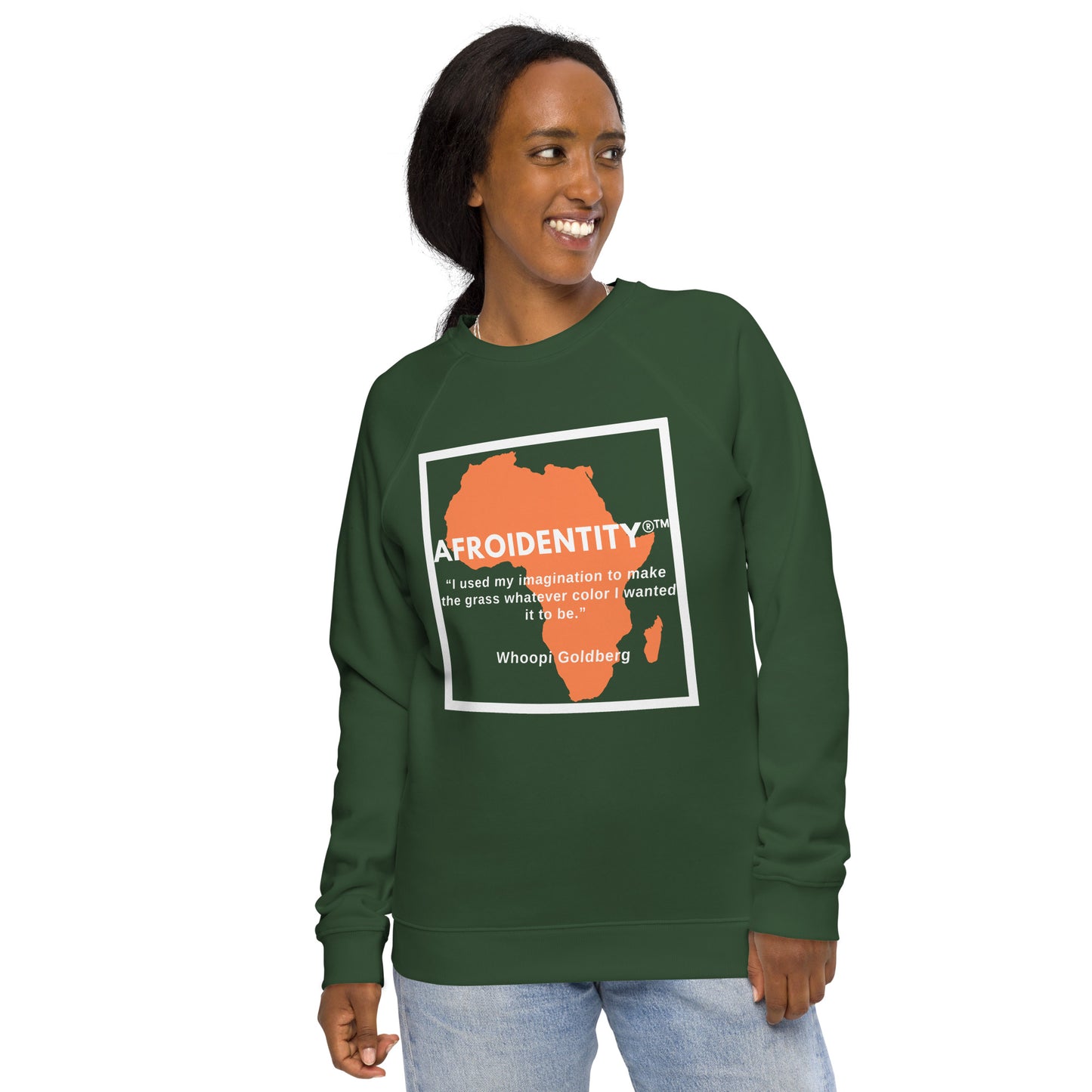 Whoopie Unisex organic raglan sweatshirt 5