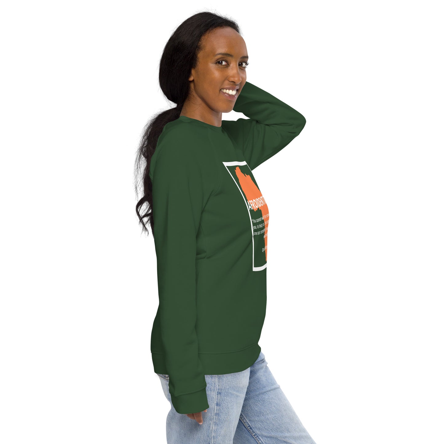 Oprah Winfrey Unisex organic raglan sweatshirt 2