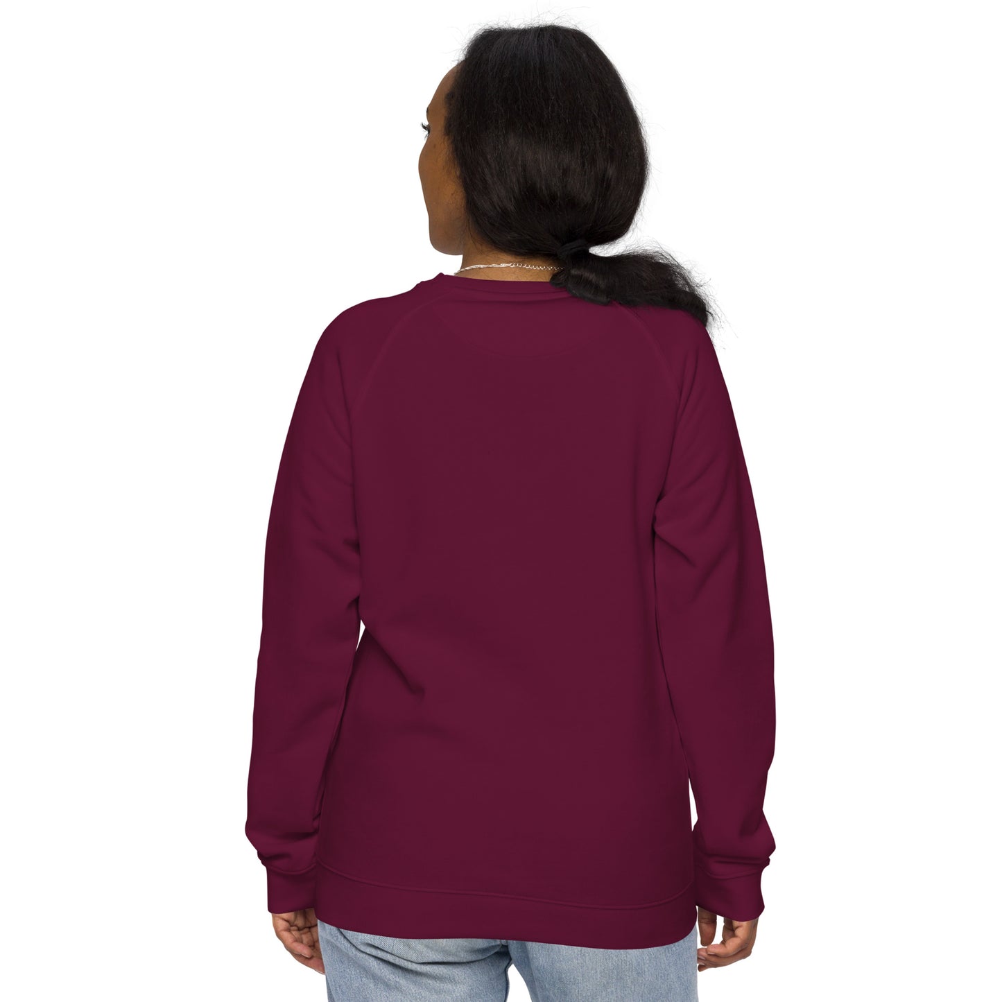 Whoopie Unisex organic raglan sweatshirt 1