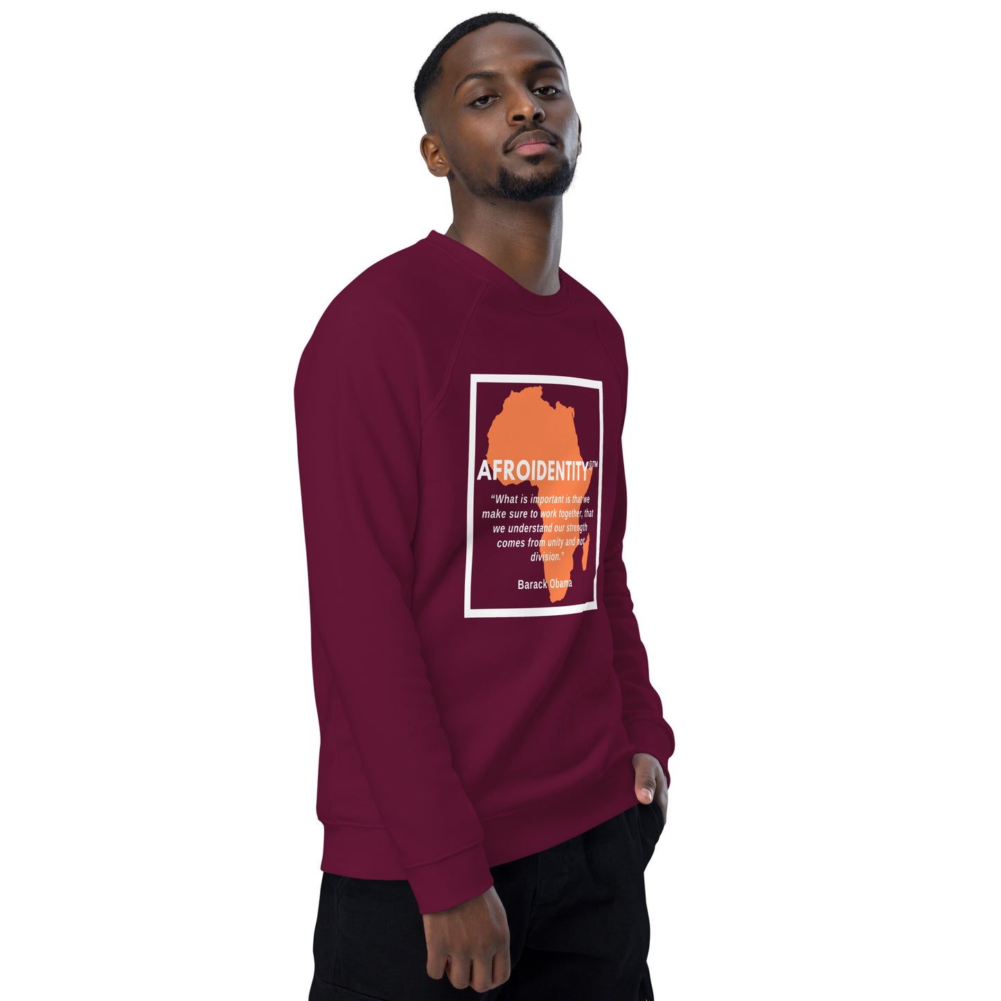 Barack Obama Raglan Sweatshirt (BL)