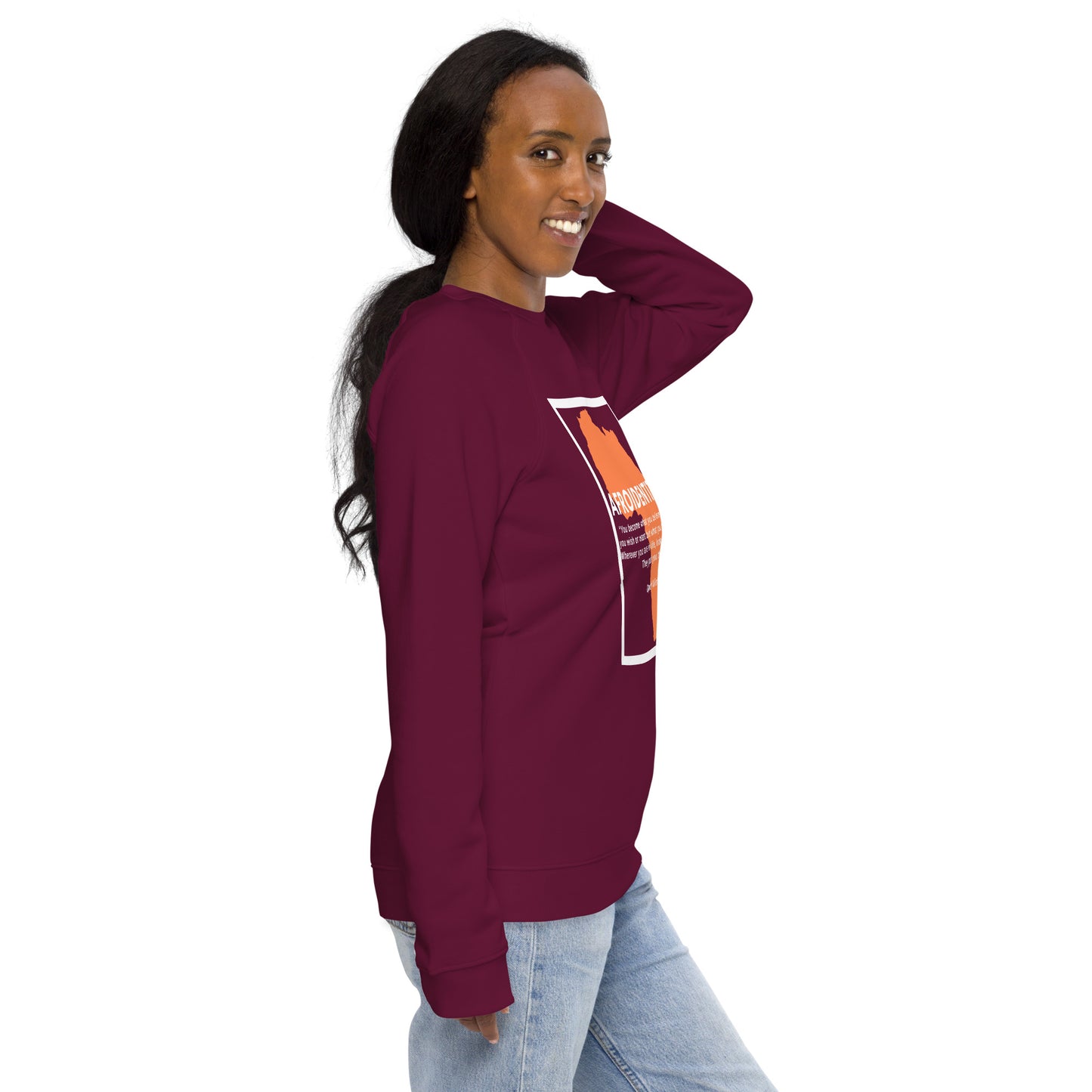 Oprah Winfrey Unisex organic raglan sweatshirt 6