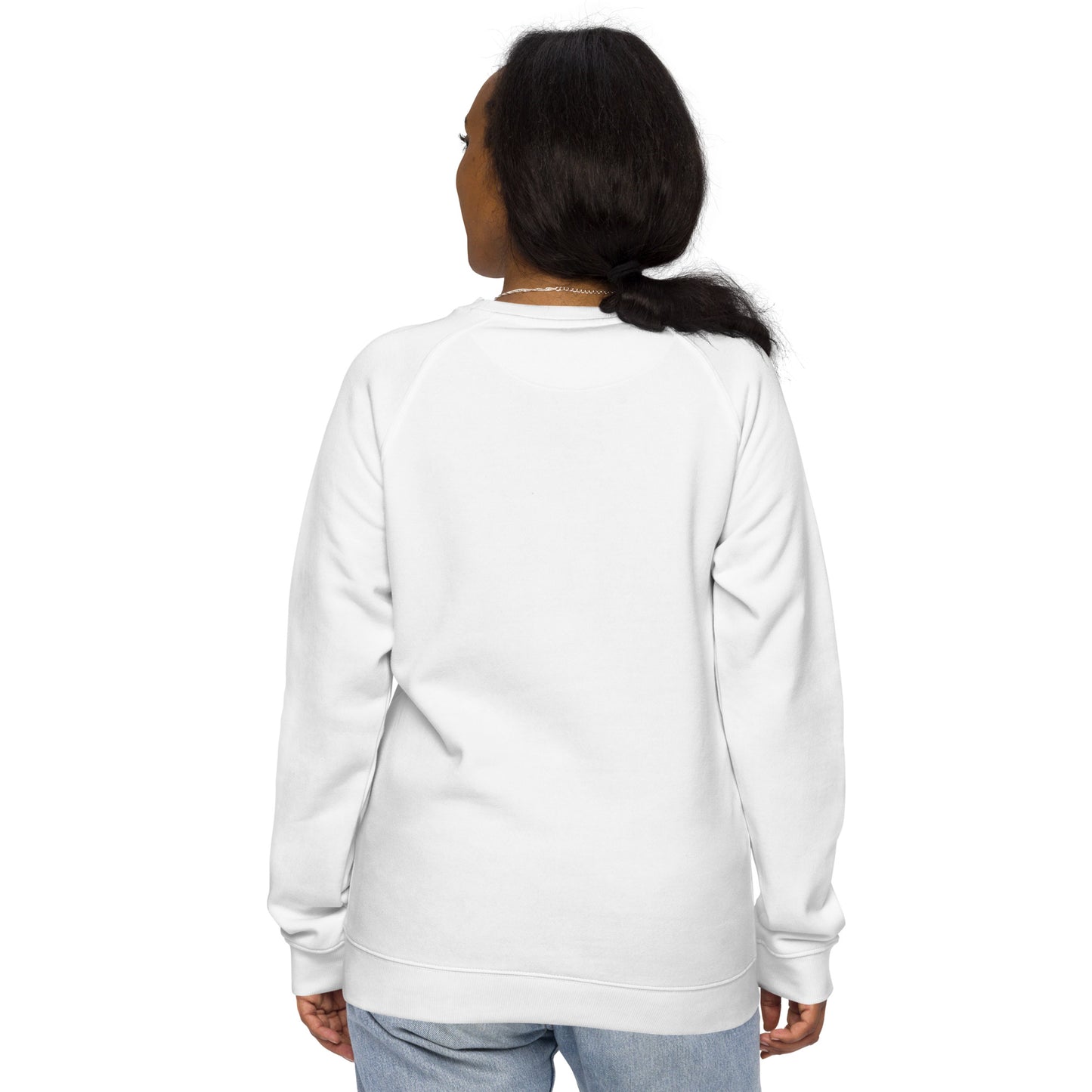 Whoopie Unisex organic raglan sweatshirt 1