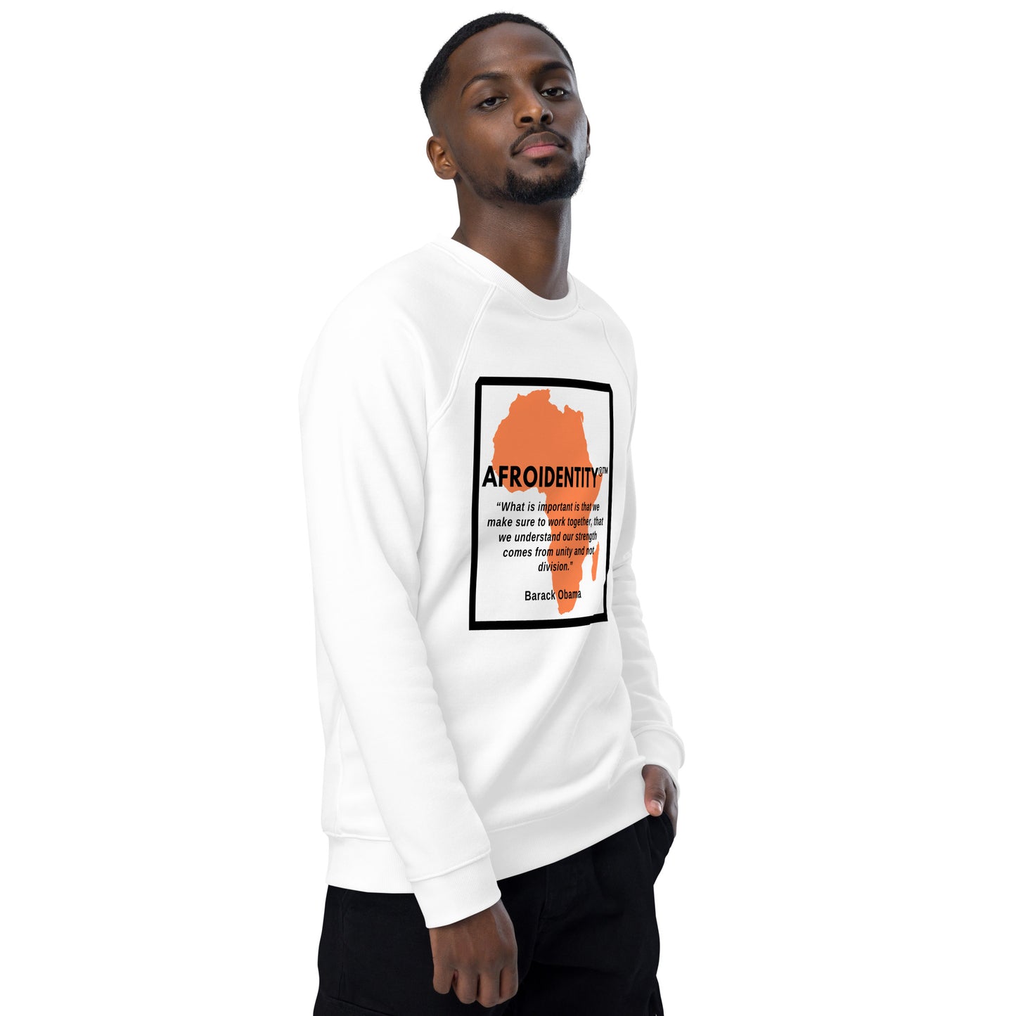 Barack Obama Raglan Sweatshirt (BL)