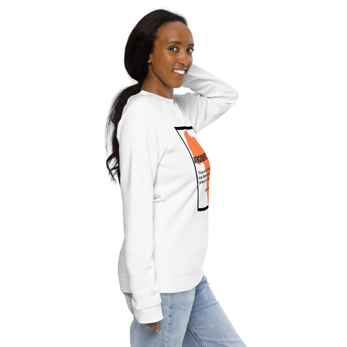 Oprah Winfrey Unisex organic raglan sweatshirt 4